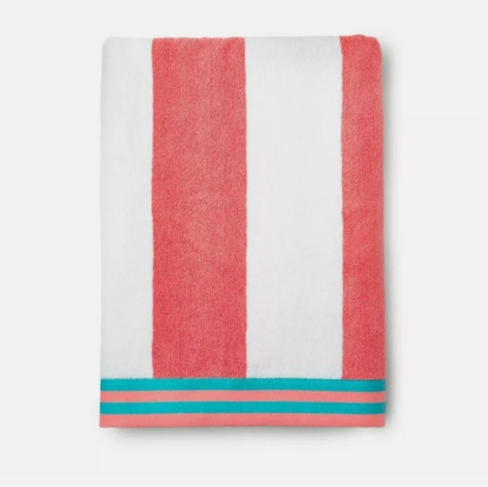 (Ew)Cabana Oversized  Reversible Beach towel 40 X 72
